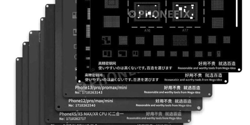 Mastering BGA Chip Work with an iphone Reballing Stencil